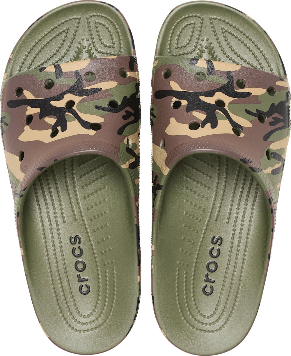 Мужские сандалии Crocs Men’s Camouflage Saturday Slide — фото 3