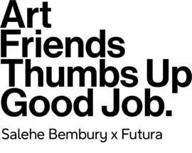 Art Friends Thumbs Up Good Job. Salehe Bembury X Futura 
